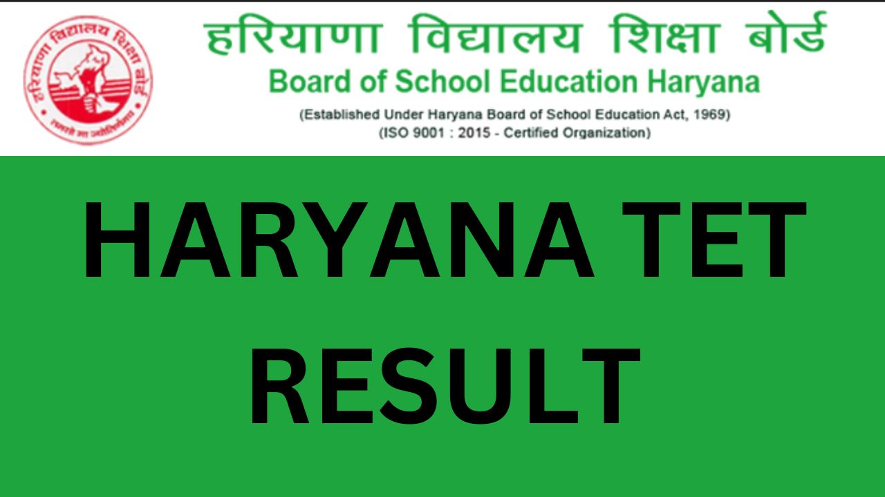 HARYANA TET RESULT