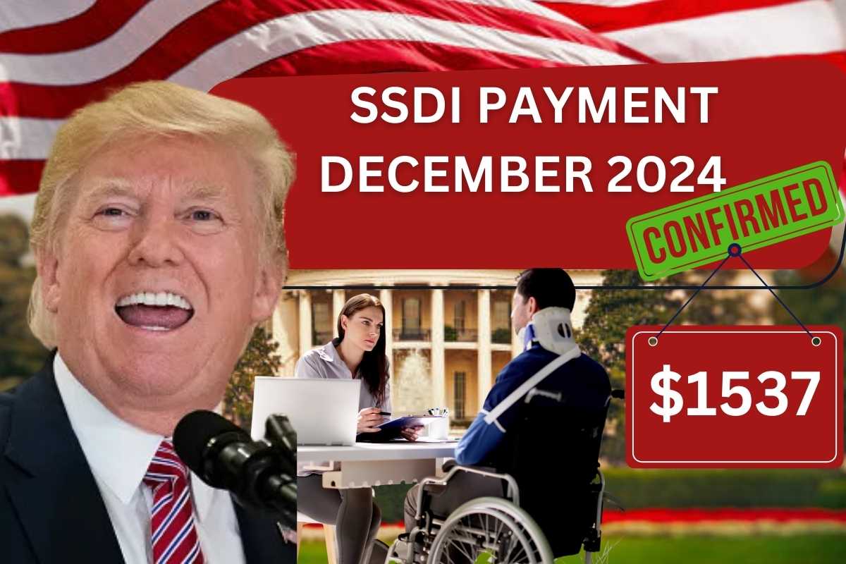 $1537 SSDI Payment December 2024